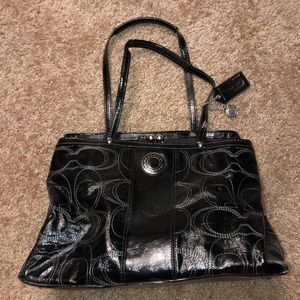 Coach Kisslock purse handbag tote shoulder bag 👜